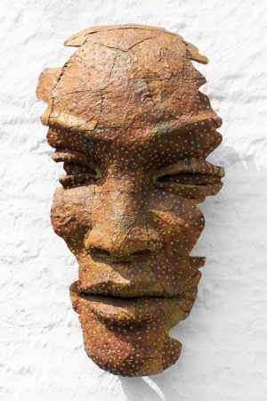 FAITH MASK - METAL PLATED